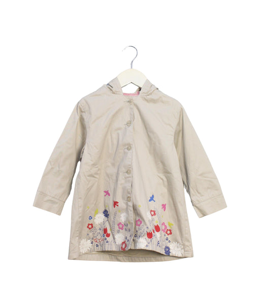 A Grey Lightweight Jackets from La Compagnie des Petits in size 3T for girl. (Front View)