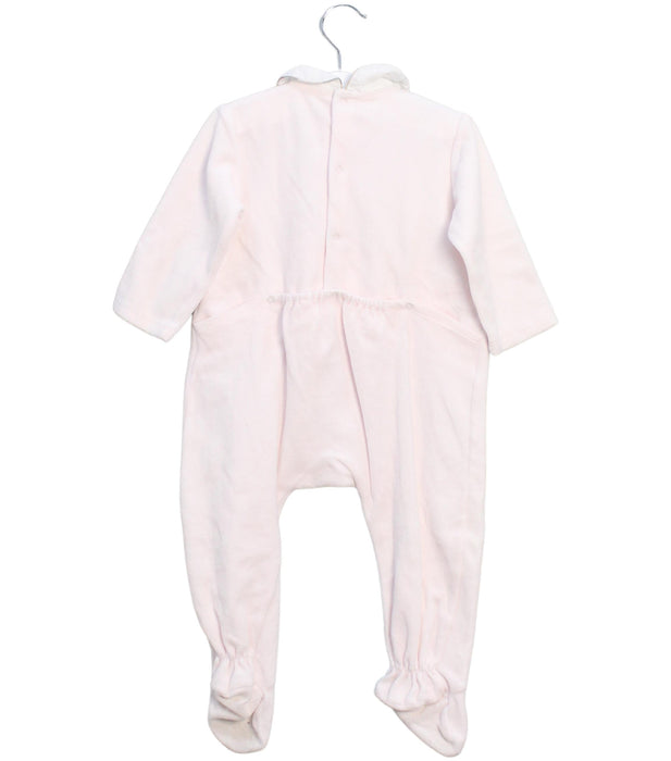A Pink Long Sleeve Jumpsuits from Burberry in size 12-18M for girl. (Back View)