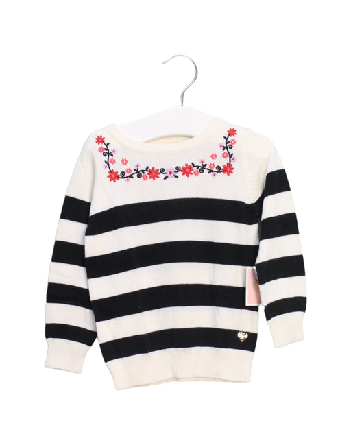 A White Knit Sweaters from Juicy Couture in size 12-18M for girl. (Front View)