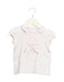 A White Short Sleeve Tops from Jacadi in size 18-24M for girl. (Front View)