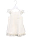 A Ivory Sleeveless Dresses from Absorba in size 18-24M for girl. (Front View)