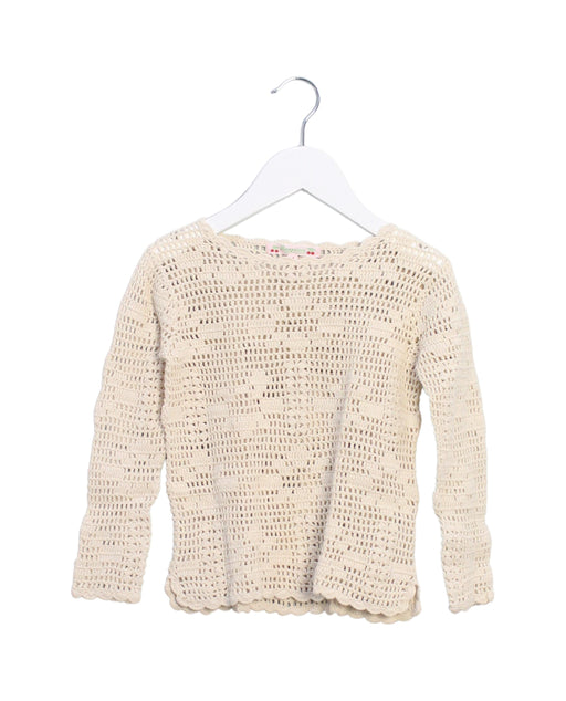 A Beige Knit Sweaters from Bonpoint in size 4T for girl. (Front View)
