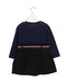A Navy Long Sleeve Dresses from Ferrari in size 2T for girl. (Back View)