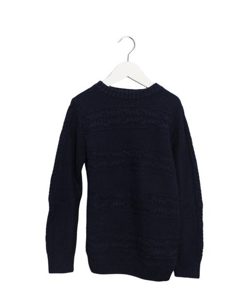 A Navy Knit Sweaters from Jacadi in size 8Y for boy. (Front View)