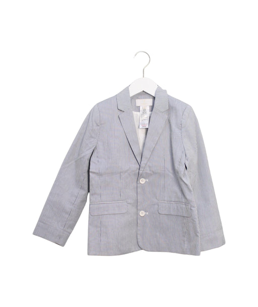 A Grey Blazers from Jacadi in size 8Y for boy. (Front View)
