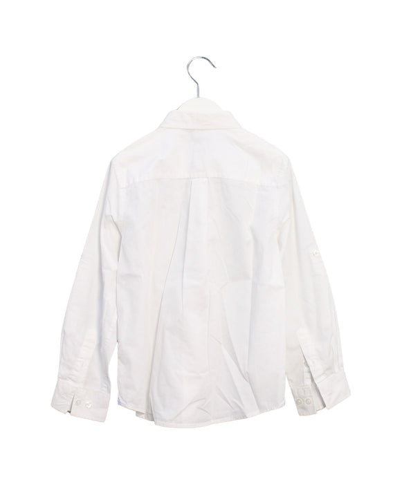 A White Shirts from Cyrillus in size 8Y for boy. (Back View)