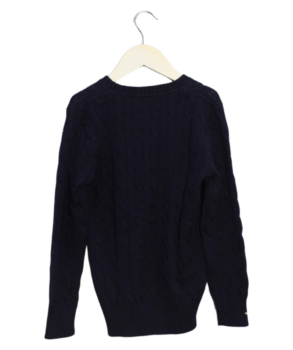 A Navy Knit Sweaters from Polo Ralph Lauren in size 7Y for boy. (Back View)