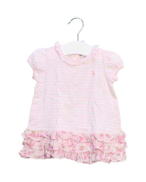 A Pink Dress Sets from Ralph Lauren in size 0-3M for girl. (Front View)