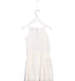 A Ivory Sleeveless Dresses from Velveteen in size 4T for girl. (Back View)