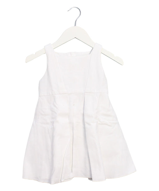 A White Sleeveless Dresses from Jacadi in size 2T for girl. (Front View)