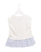 A White Short Sleeve Dresses from 7 For All Mankind in size 4T for girl. (Back View)