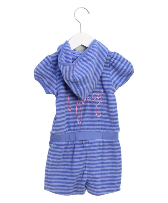 A Blue Short Sleeve Rompers from Juicy Couture in size 3T for girl. (Back View)