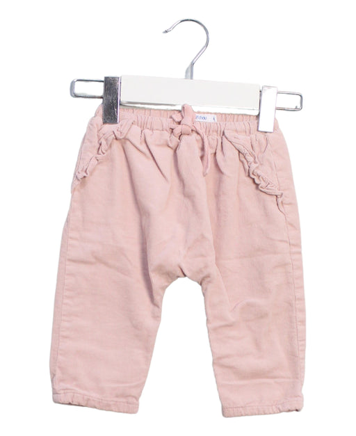 A Pink Casual Pants from Bout'Chou in size 0-3M for girl. (Front View)