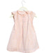 A Pink Sleeveless Dresses from Knot in size 12-18M for girl. (Back View)