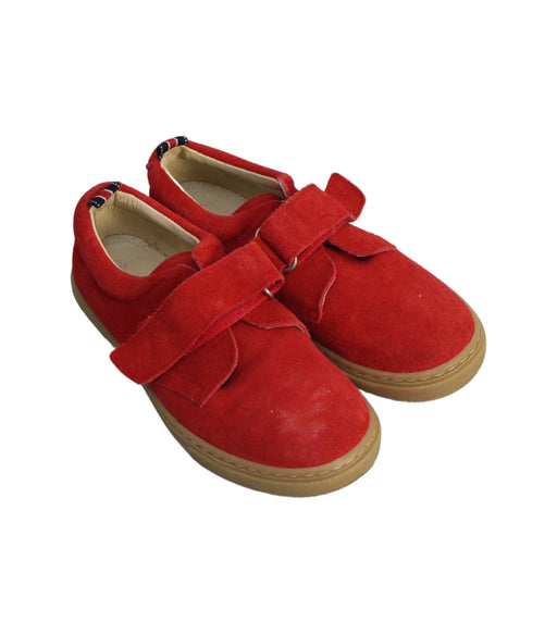 A Red Sneakers from Jacadi in size 7Y for boy. (Front View)