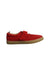 A Red Sneakers from Jacadi in size 7Y for boy. (Back View)