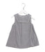 A Grey Sleeveless Dresses from Cyrillus in size 18-24M for girl. (Front View)
