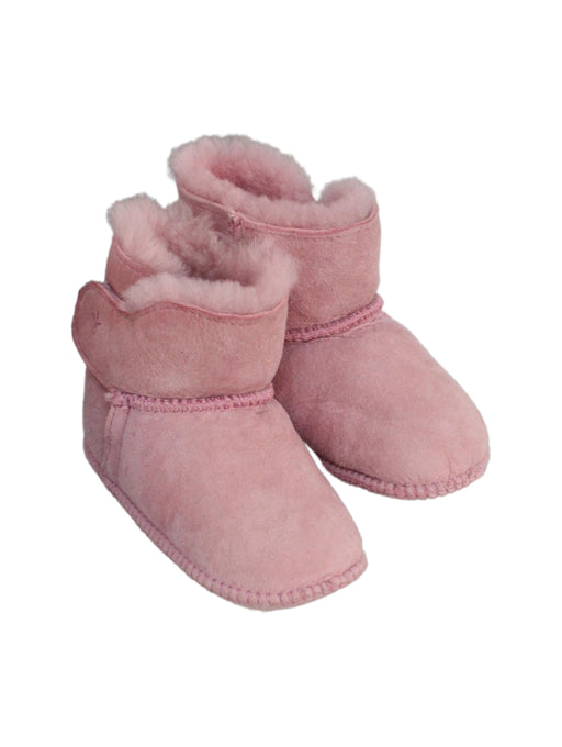 A Pink Winter Boots from EMU Australia in size 6T for girl. (Front View)