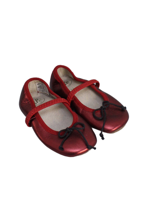 A Red Flats from PèPè in size 3T for girl. (Front View)