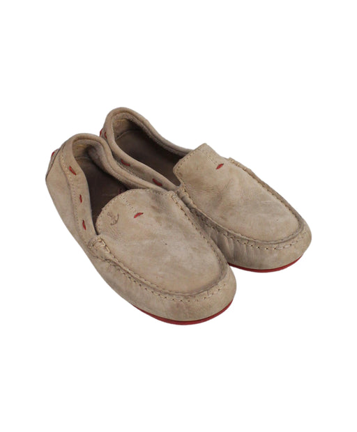A Beige Loafers & Moccasins from Jacadi in size 7Y for boy. (Front View)