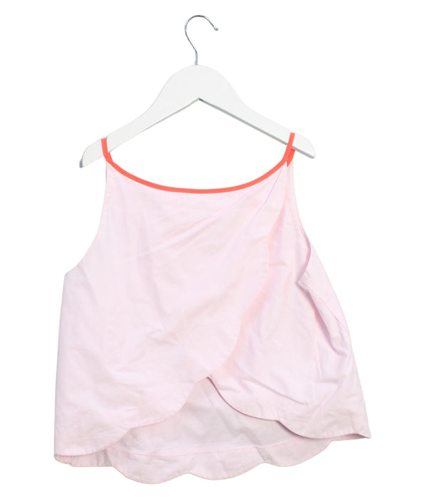 A Pink Sleeveless Tops from Jacadi in size 12Y for girl. (Back View)