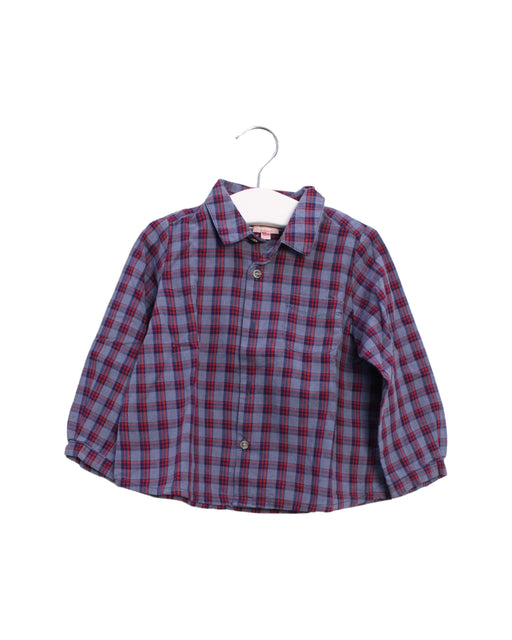 A Blue Shirts from Bonpoint in size 12-18M for boy. (Front View)