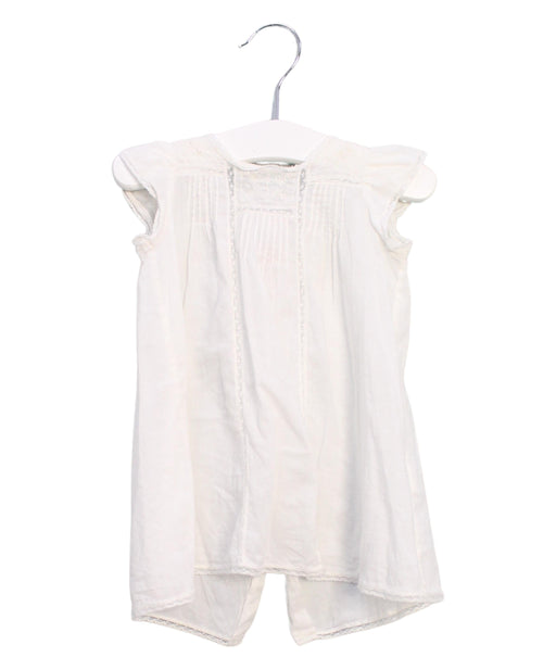 A White Short Sleeve Dresses from Bonpoint in size 3-6M for girl. (Front View)