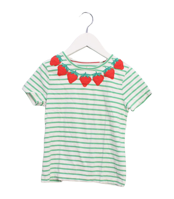 A Green Short Sleeve T Shirts from Boden in size 6T for girl. (Front View)
