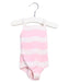 A Pink Swimsuits from Jacadi in size 3-6M for girl. (Front View)