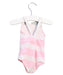 A Pink Swimsuits from Jacadi in size 3-6M for girl. (Back View)