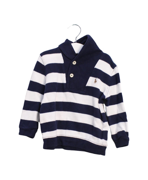 A Navy Knit Sweaters from Ralph Lauren in size 12-18M for boy. (Front View)