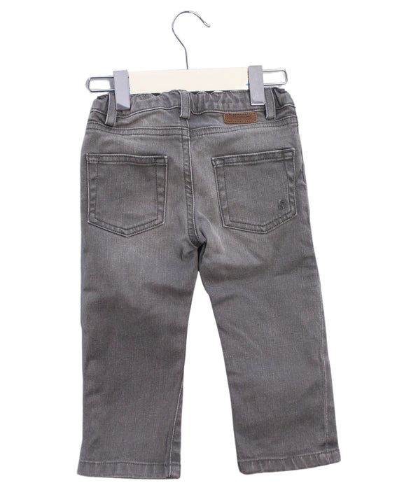 A Grey Jeans from Bonpoint in size 12-18M for boy. (Back View)