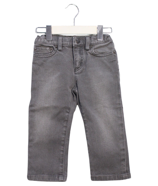 A Grey Jeans from Bonpoint in size 12-18M for boy. (Front View)