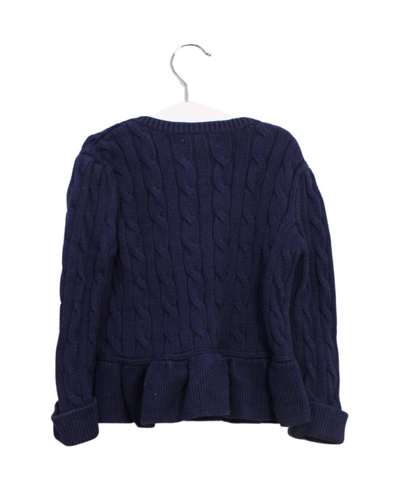 A Navy Cardigans from Ralph Lauren in size 18-24M for girl. (Back View)