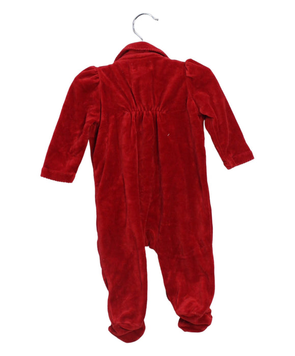 A Red Onesies from Ralph Lauren in size 0-3M for girl. (Back View)