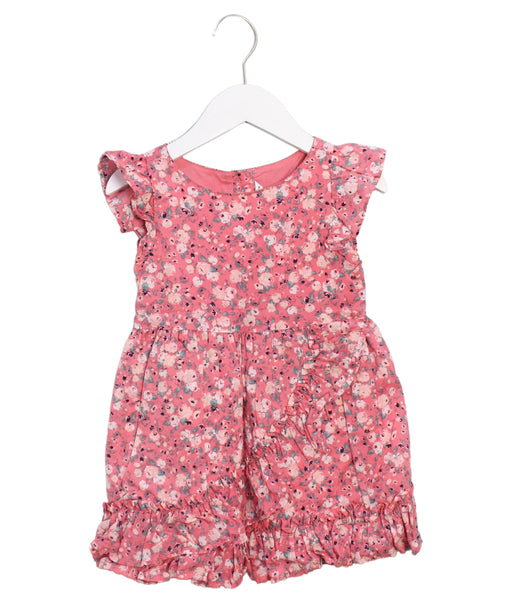 A Pink Short Sleeve Dresses from Janie & Jack in size 2T for girl. (Front View)