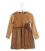 A Brown Long Sleeve Dresses from Siseo Olive in size 4T for girl. (Front View)