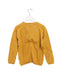 A Yellow Cardigans from Les Enfantines in size 6T for boy. (Back View)