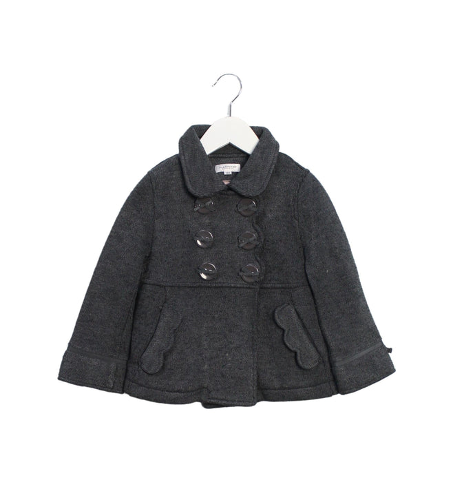 A Grey Coats from Jill Stuart in size 4T for girl. (Front View)