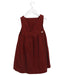 A Brown Sleeveless Dresses from Les Enfantines in size 4T for girl. (Back View)
