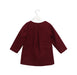 A Burgundy Coats from Les Enfantines in size 4T for girl. (Back View)