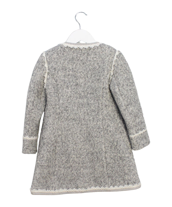 A Grey Coats from Nicholas & Bears in size 4T for girl. (Back View)