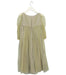 A Gold Long Sleeve Dresses from Bonpoint in size 7Y for girl. (Back View)