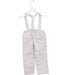 A Grey Long Overalls from Jacadi in size 12-18M for boy. (Back View)