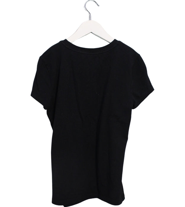 A Black Short Sleeve T Shirts from Calvin Klein in size 12Y for girl. (Back View)