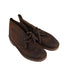 A Brown Casual Boots from Clarks in size 14Y for boy. (Front View)