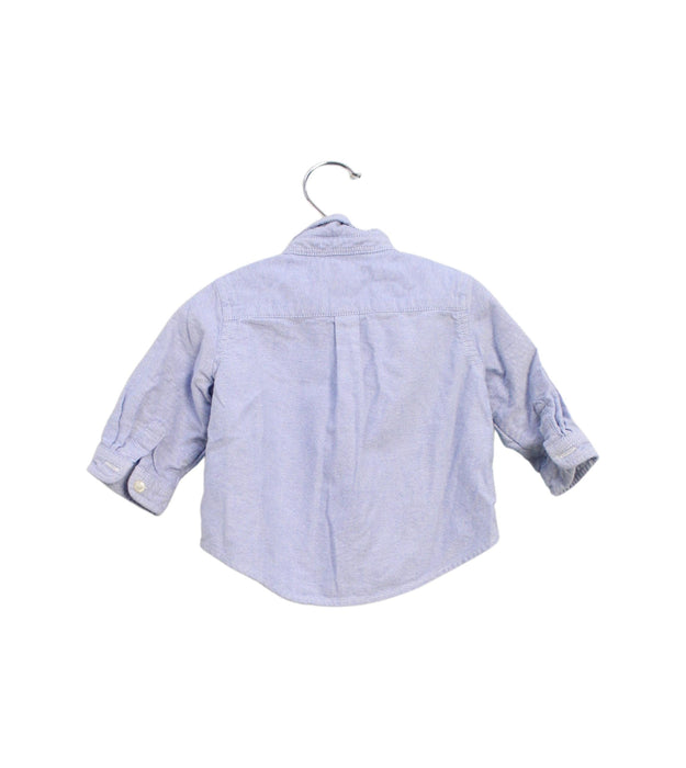 A Blue Shirts from Ralph Lauren in size 0-3M for boy. (Back View)