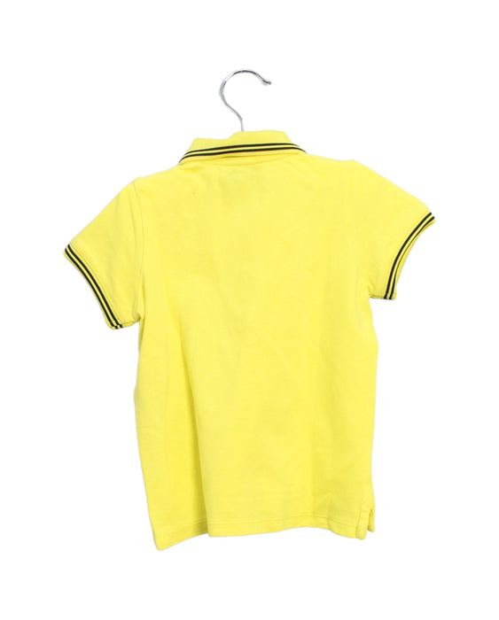 A Yellow Short Sleeve Polos from Armani in size 18-24M for boy. (Back View)