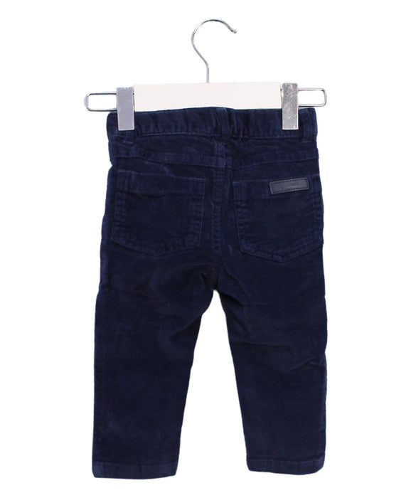 A Navy Casual Pants from Jacadi in size 6-12M for boy. (Back View)