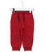 A Red Sweatpants from Tutto Piccolo in size 12-18M for boy. (Front View)